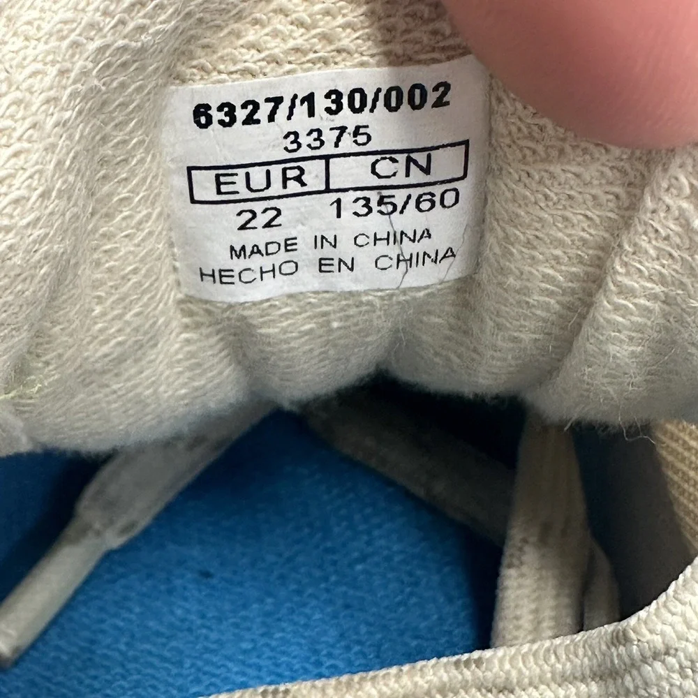 ZARA Kids Athletic Sneakers in Tan US Size 6 EUR 22